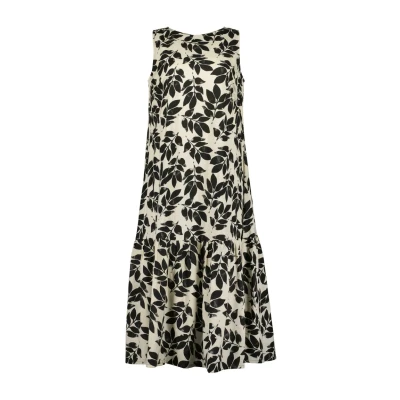 Abbildung von Blue Seven MAXI Freizeitkleid, Damen, Größe: 44, Kiesel