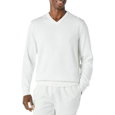 Abbildung von Amazon Essentials Herren Pullover mit V Ausschnitt (in Übergröße erhältlich), Elfenbein, XXL
