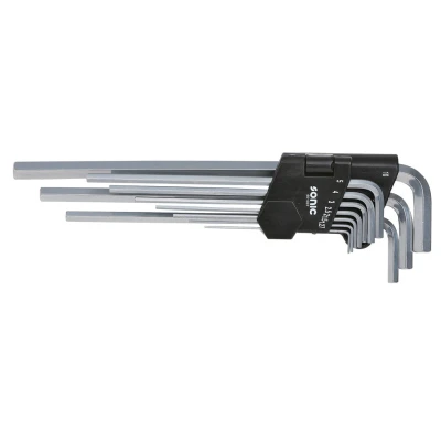 Abbildung von SONIC 601007 Winkelschraubendrehersatz 1.27mm, 1.5mm, 2mm, 2.5mm, 3mm, 4mm, 5mm, 6mm, 8mm, 10mm Chrom Vanadium Stahl 10