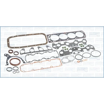 Abbildung von AJUSA FIBERMAX 50110600 Dichtungsvollsatz, Motor mit Zylinderkopfdichtung, Ventilschaftabdichtung OPEL: Astra F CC