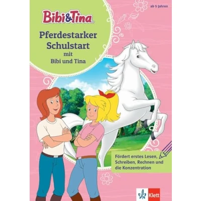 Abbildung von Bibi und Tina Pferdestarker Schulstart: erstes Lesen, Schreiben, Rechnen Konzentration: ab 5 Jahren. Fördert die Konzentration