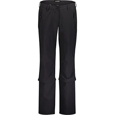 Abbildung von Schöffel Damen Pants Engadin Zip Off bequeme und elastische Hose mit Funktion, kühlende schnell trocknende Outdoor für Frauen, schwarz (Black), 44