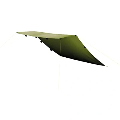 Abbildung von Tatonka Tarp 1 Simple (425 x 445 cm) Leicht, reißfest, wasserdicht Mit verstärkten Eckpunkten, Abpsannschlaufen und Ösen Inklusive Abspannleinen Packbeutel, Sand Beige