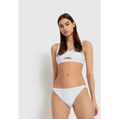 Abbildung von Lascana LSCN BY CUT Bikinitop, Damen, Größe: 32xA/B, White