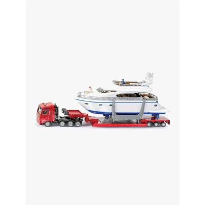 Abbildung von Siku Transporter mit Yacht 1:87