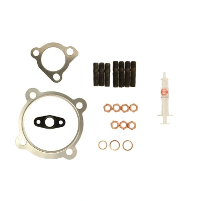 Abbildung von ELRING 717.951 Montagesatz, Lader mit Dichtungen Montageanleitung, Schrauben VOLKSWAGEN: Golf 4, Bora Saloon, Variant, AUDI: A3 Hatchback