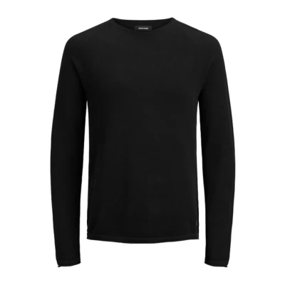 Abbildung von Jack &amp; Jones Ehill CREW NECK NOOS Strickpullover, Herren, Größe: XS, Black