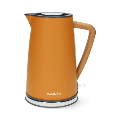 Abbildung von Wasserkocher 1.7 l Soft Touch Orange Um 360 Grad drehbar Verdecktes Heizelement Strix Controller Boil dry protection