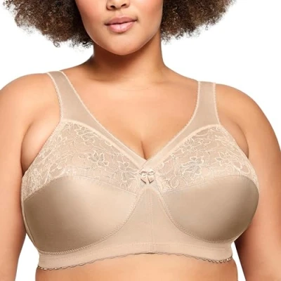 Abbildung von Glamorise Damen 1000 Full Coverage Bra, Haut, 115E EU