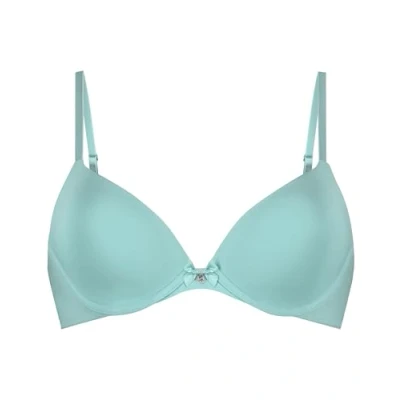 Abbildung von Hunkemöller Vorgeformter Bügel BH Plunge Eggshell Blue 80C