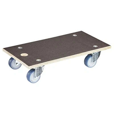 Abbildung von WAGNER Transporthilfe MM 1085 I 57,5 x 30 12 cm Tragkraft 400 kg für schwer beladene Kisten, Geräte &amp; Möbel Trageloch rutschfeste Oberfläche FSC® Zertifiziert 20108501