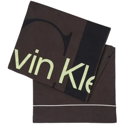 Abbildung von Calvin Klein CUT OUT Monologo Schal, Damen, Größe: One Size, Black