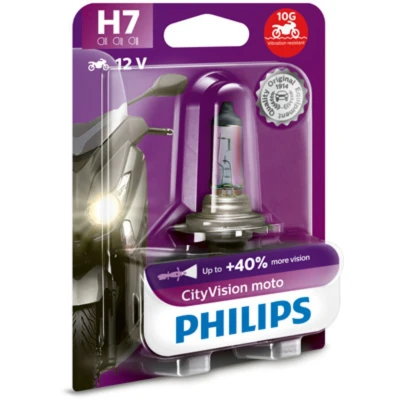 Abbildung von Glühlampe Halogen PHILIPS H7 CityVision Moto 12V, 55W