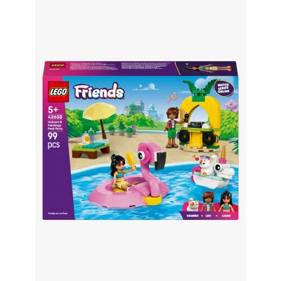 Abbildung von LEGO Friends 42658 Poolparty mit Einhorn und Flamingo