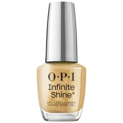 Abbildung von OPI Infinite Shine 24/7 Carat vorgehärtete Gel Technologie ohne UV Lampe bis zu 11 Tage Halt langanhaltender, veganer Nagellack extra breiter ProWide Pinsel für makellosen Auftrag