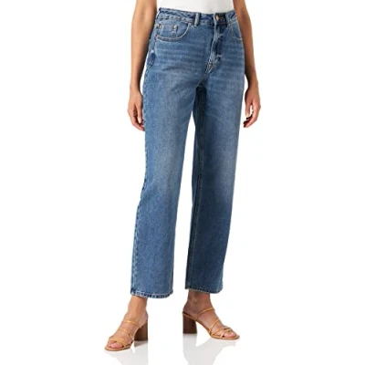 Abbildung von JDY Jdydichte Jeans Relaxed Fit, Damen, Größe: Sx32, Dark blue denim
