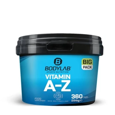 Abbildung von Bodylab24 BIG PACK Vitamin A Z 360 Tabletten, alle 13 essenziellen wasser und fettlösliche Vitamine in einem Supplement, Komplex für die einfache Versorgung, ideal Sportler