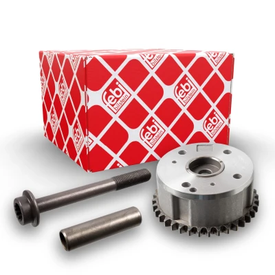 Abbildung von FEBI BILSTEIN 170356 Nockenwellenversteller mit Schraube VOLKSWAGEN: Jetta 4, Golf 5, AUDI: A3 Hatchback, SKODA: Octavia II Hatchback