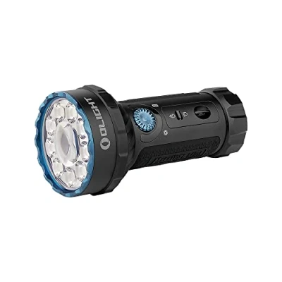 Abbildung von OLIGHT Marauder Mini LED Taschenlampe Super Hell 7000 Lumen 600 Meter Wiederaufladbare mit Strahler und Flutlicht, 3 Arten farbiger LEDs Abstandssensor für Outdoor (Schwarz)