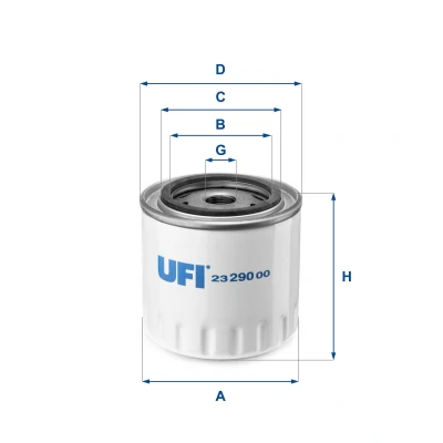 Abbildung von UFI 24.400.00 Kraftstofffilter Filtereinsatz 8 VOLKSWAGEN: Lupo / 3L, Polo III Hatchback, Variant, SEAT: Ibiza 2, Arosa, Inca
