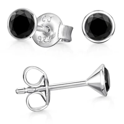 Abbildung von Materia Mini Ohrstecker Silber 925 Damen Zirkonia rhodiniert SO 437 3mm