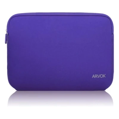 Abbildung von Arvok 15 15,6 16 Zoll Laptoptasche Schutzhülle Wasserdicht Neoprene, Laptop Sleeve Case Laptophülle Notebook Hülle Tasche für Acer/Asus/Dell/Fujitsu/Lenovo/HP/Samsung/Sony, Violett