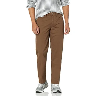 Abbildung von Amazon Essentials Herren 5 Pocket Stretch Twillhose, Gerade Geschnitten, Braun, 42W / 29L