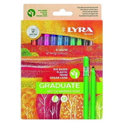 Abbildung von LYRA Graduate Art Tip Marker, 12 Farben