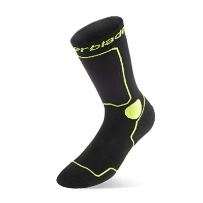 Abbildung von Rollerblade Skate SOCKS, Inline Socken für Männer, Erwachsene Sportsocken, Schwarz/Grün, S (35 38)