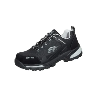 Abbildung von Skechers Herren Galton Pending BAU Stiefel, schwarz grau, 41 EU
