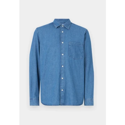 Abbildung von Selected Homme Slhregcarlo Hemd, Herren, Größe: Small, Medium blue denim
