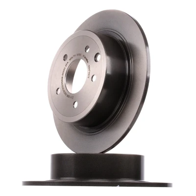 Abbildung von Bremsscheibe BREMBO 08A71511 hinten, voll, 1 Stück