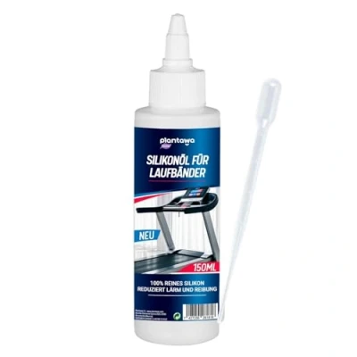 Abbildung von Plantawa Laufbandöl 150 ml Silikon Schmiermittel Laufband Ideal für Fitnessstudios, Heimtrainer, präzise Anwendung, geeignet alle Laufbänder.