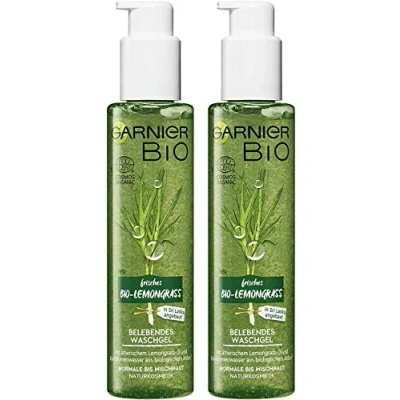 Abbildung von Garnier Organic Lemongrass Washing GEL Gesichtsreinigung, Damen, Größe: 150 ml,