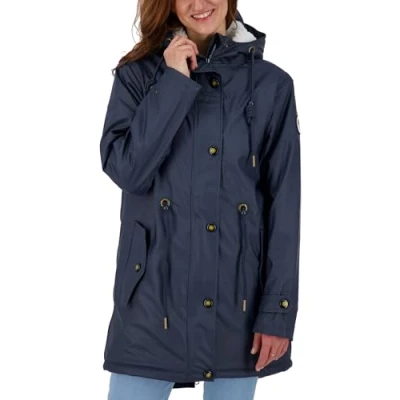 Abbildung von Deproc Active Damen Friesennerz Ankerglut Halifax New Women Regenjacke, Navy, 36