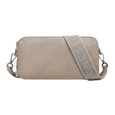 Abbildung von Liebeskind Berlin Damen Umhängetasche,Clarice M“ Crossbody Bag, Leder, verstellbare Schulterriemen, Reißverschluss Fächer, Knopfverschluss
