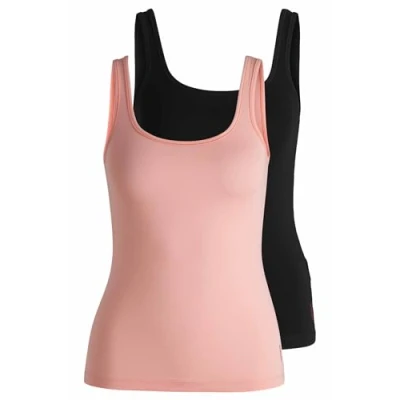 Abbildung von HUGO TWIN 2 PACK Unterhemd/shirt, Damen, Größe: XS, Patterned thirtyfive