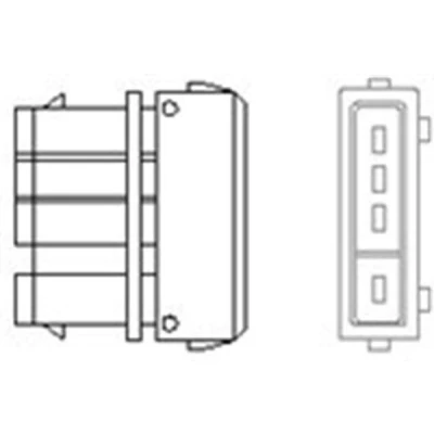 Abbildung von MAGNETI MARELLI 466016355136 Lambdasonde beheizt 4 SKODA: FELICIA 2