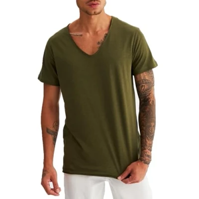Abbildung von Leif Nelson T Shirt Herren für Sports &amp; Outdoor Sportshirt Kurzarm Slim Fit Tshirt Teil der Sportbekleidung Manner Activewear Gym Männer
