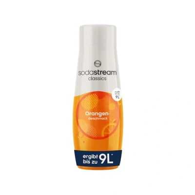 Abbildung von SodaStream Sirup Orange, 1x Flasche ergibt 9 Liter Fertiggetränk, Sekundenschnell zubereitet und immer frisch, 440 ml
