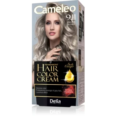 Abbildung von Cameleo Omega Plus Haarfarbe Gefrorenes Blond Tiefgreifende, Dauerhafte Farbe Färbung Haarschutz Komplettes Färbungsset