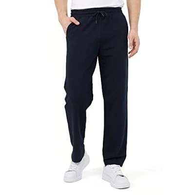 Abbildung von COMEOR Jogginghose Herren Baumwolle Sweathose Lange Sport Hose Jogger Trainingshose Herren, Relaxing (Blau, S)