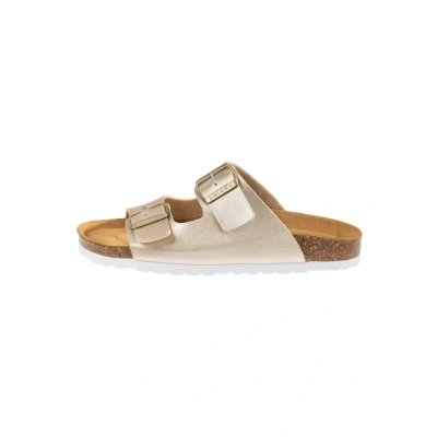 Abbildung von Palado Korfu Pantolette flach, Damen, Größe: 43, gold Schuhe