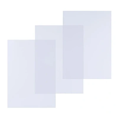 Abbildung von Pavo Einbanddeckel Klarsichtfolie A4, PP Folie, 200mic, 100 er Pack, transparent