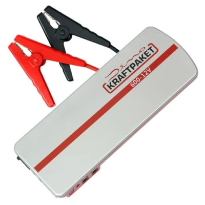 Abbildung von Dino KRAFTPAKET 12V 600A Starthilfegerät 66.6Wh 18000mAh KFZ Starthilfe Powerbank Für Diesel &amp; Benziner Autobatterie Motorradbatterie Blei Säure, GEL, EFB, AGM Batterie Auto Motorrad Boot