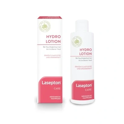 Abbildung von Lasepton Hydro Lotion, 200 ml: Bodylotion Gel mit Hyaluron und Aloe Vera, Feuchtigkeitscreme für normale bis trockene Haut, schnell einziehend, wirkt kühlend, After Sun Pflege
