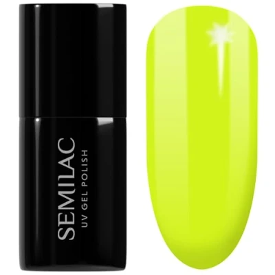 Abbildung von Semilac UV Nagellack Hybrid 565 Neon Yellow 7ml Kollektion Garden Party