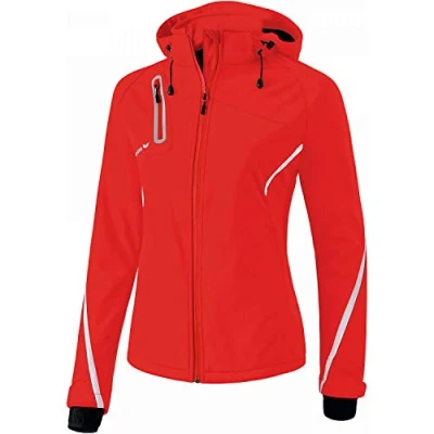 Abbildung von Erima Damen Softshelljacke Function, Rot/Weiü, 44 EU