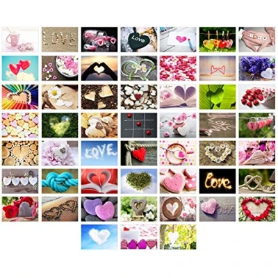 Abbildung von Edition Seidel Set 52 Premium Postkarten zur Hochzeit Hochzeitsspiel: eine Postkarte jede Woche Hochzeitsgeschenk Liebe + Herzen Dekoidee Valentinstag Gästebuch Geburtstag
