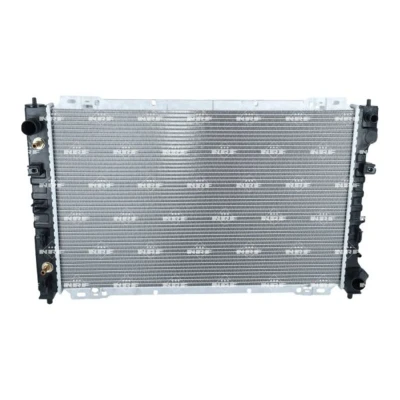 Abbildung von NRF 53378 Kühler, Motorkühlung Aluminium 700 467 26 Kühlrippen gelötet